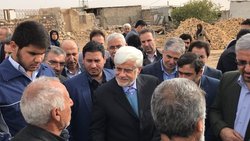 بازدید هیئت اعزامی فراکسیون امید از روستاهای زلزله‌زده کرمانشاه