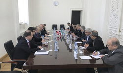 دیدار اعضای گروه دوستی پارلمانی ایران و گرجستان با معاون وزیر خارجه گرجستان