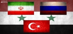 ترکیه به همکاری خود با ایران و روسیه بر سر مسئله سوریه ادامه می‌دهد