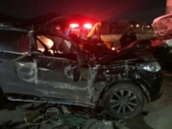 برخورد ۴ خودرو در شیراز با یک کشته و ۷ مصدوم ‌