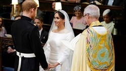 تصاویر/ جرج کلونی، اپرا وینفری و جیمز کوردن در مراسم ازدواج نوه ملکه انگلیس