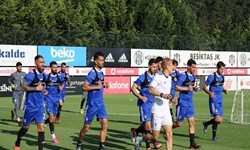 برگزاری نخستین تمرین تیم ملی فوتبال در کمپ باشگاه بشیکتاش ترکیه اولین حضور رامین رضاییان