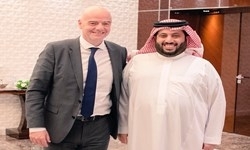 جلسه دو نفره رئیس هئیت ورزش عربستان با رئیس فیفا