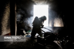 نجات مادر و دو فرزندش از آتش‌سوزی در ساختمان مسکونی ستارخان