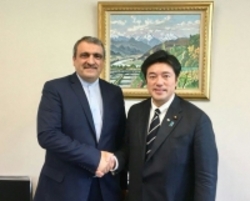 دیدار رحمانی‌موحد با رئیس کمیته روابط خارجی مجلس نمایندگان ژاپن