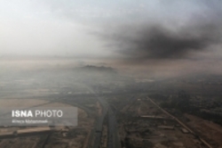 دود آتش‌سوزی هورالعظیم به آبادان و خرمشهر رسید