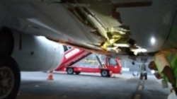 هواپیمای مسافربری هند با دیوار برخورد کرد