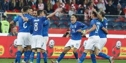 15 گل در 11 بازی برای ایتالیا روند رو به رشد خط آتش مانچو+عکس