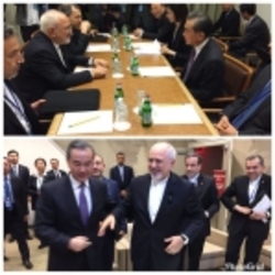 دیدار ظریف با وزیر خارجه چین در نیویورک