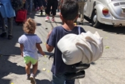 وضعیت نامطلوب کودکان مهاجر در مرز آمریکا