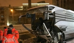 ده‌ها زخمی در حادثه تصادف اتوبوس در سوئیس