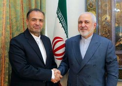 دیدار سفیر جدید ایران در روسیه با ظریف پیش از عزیمت به مسکو