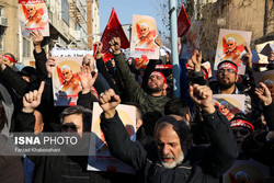 برگزاری تجمع اعتراضی  مقابل سفارت انگلیس در تهران