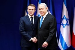 درخواست نتانیاهو از رئیس‌جمهور فرانسه برای تحریم ایران