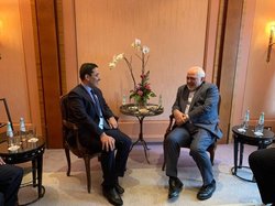 دیدار ظریف با وزیر خارجه کویت
