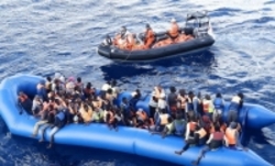 عملیات جستجو و نجات مهاجران غیرقانونی در لیبی