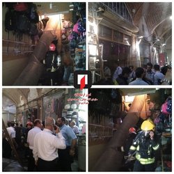 باز هم آتش‌سوزی در بازار تبریز