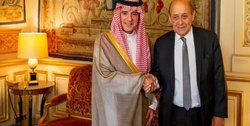 عادل الجبیر با وزیر خارجه فرانسه دیدار کرد