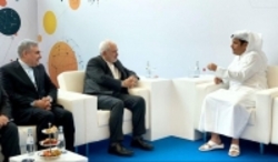 دیدار وزیر خارجه قطر با ظریف در حاشیه نشست منطقه‌ای کنفرانس مونیخ