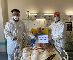بیمار 106 ساله قمی کرونا را شکست داد