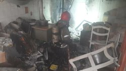 آتش سوزی مغازه‌ شارژ فندک در بازار تهران