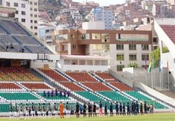دستگیری رئیس فدراسیون فوتبال بولیوی در ورزشگاه محل برگزاری بازی تیم ملی این کشور