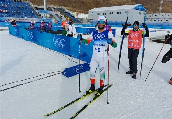 المپیک زمستانی ۲۰۲۲| رتبه ۸۴ برای دانیال ساوه شمشکی در اسکی صحرانوردی