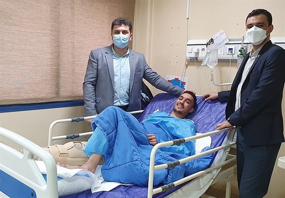 هادی‌پور، پای راست خود را به تیغ جراحی سپرد