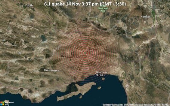 مصدومیت ٢٧ نفر در پی زمین‌لرزه هرمزگان  فوت یک تن
