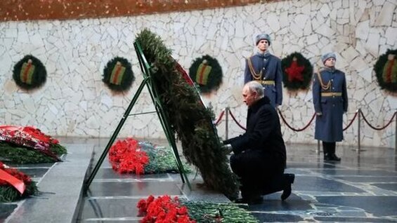 حضور رئیس‌جمهور روسیه در مراسم یادبود جنگ جهانی دوم