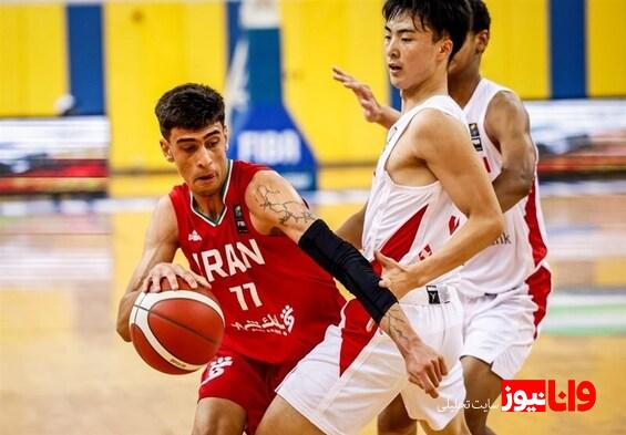 بسکتبال زیر ۱۶ سال آسیا| تیم ایران در جایگاه ششم ایستاد