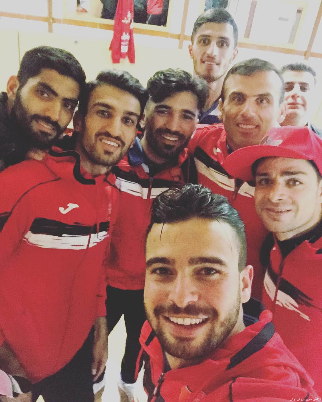 عکس/ سلفی سروش رفیعی از رختکن پرسپولیس