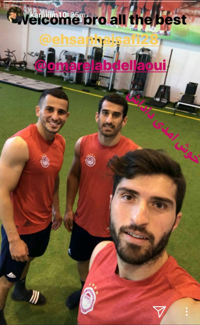 خوشامدگویی انصاری فرد به حاج‌صفی +عکس