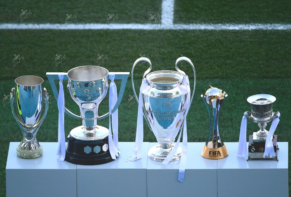 رونمایی از همه جام‌های رئال مادرید در سال 2017+عکس