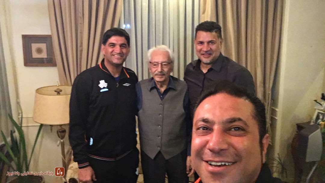دیدار علی دایی و مربی سایپا با اسطوره سینمای ایران+عکس دیدار علی دایی و مربی سایپا با اسطوره سینمای ایران+عکس