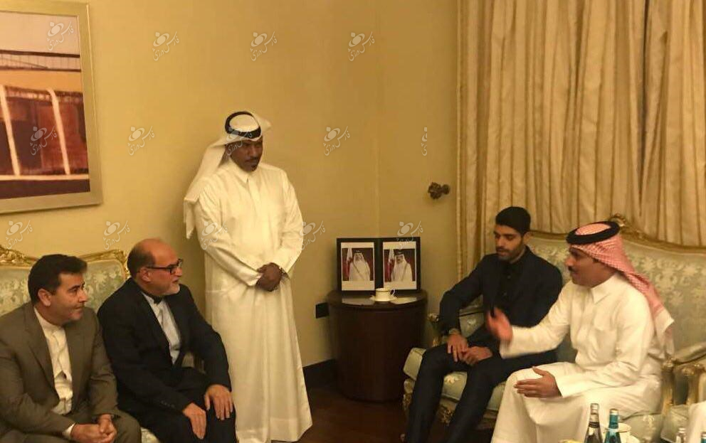 سفیر ایران در مراسم معارفه طارمی در هتل گراند حیات دوحه+عکس