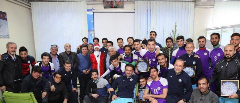 جشن کریسمس در باشگاه ذوب آهن+ عکس