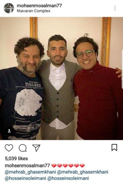 ستاره پرسپولیس در کنار بازیگر معروف سینما و تلویزیون+ عکس ستاره پرسپولیس در کنار بازیگر معروف سینما و تلویزیون+ عکس