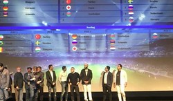 برگزاری مراسم قرعه‌کشی چهارمین دوره رقابت‌های جهانی فوتبال 7 نفره هنرمندان