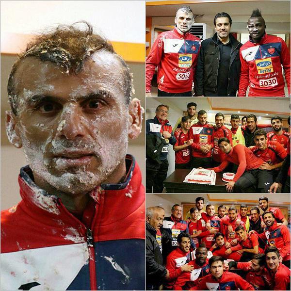 عکس/ چهره کاپیتان پرسپولیس پس از جشن تولد