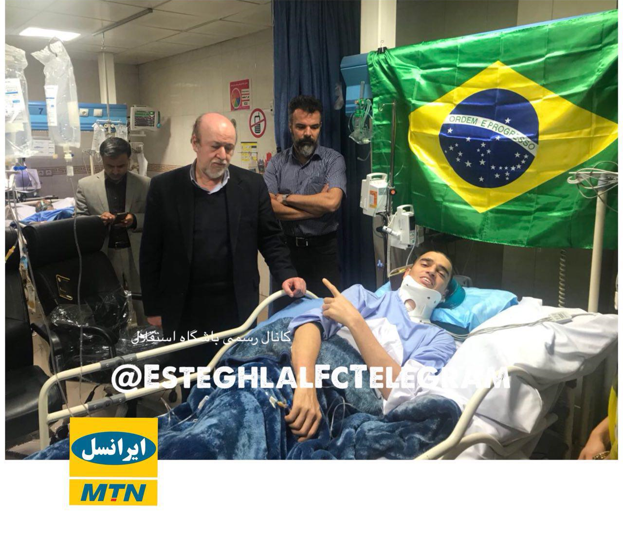 مدیرعامل استقلال از پادوانی عیادت کرد+عکس مدیرعامل استقلال از پادوانی عیادت کرد+عکس