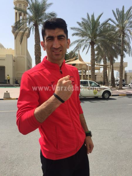 بیرانوند و خط و نشان برای الوصل+ عکس