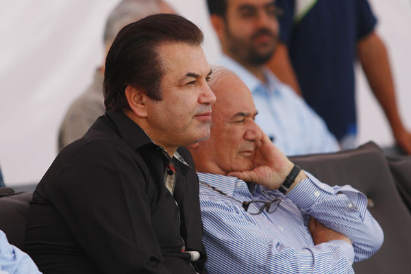 ستاره اسبق پرسپولیسی‌ها تماشاگر والیبال شد+ عکس