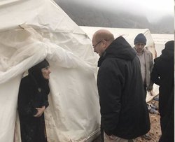 دعوت قالیباف از مردم برای فعالیت جهادی در مناطق زلزله‌زده