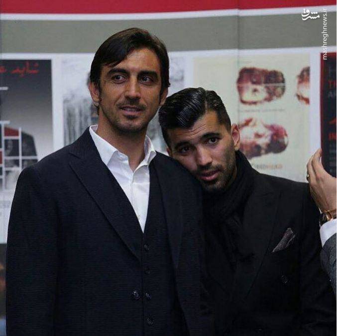عکس/ مسلمان و رحمتی در مراسم اکران یک فیلم