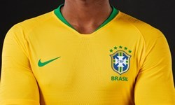 رونمایی از پیراهن اول برزیل در جام جهانی روسیه +تصاویر