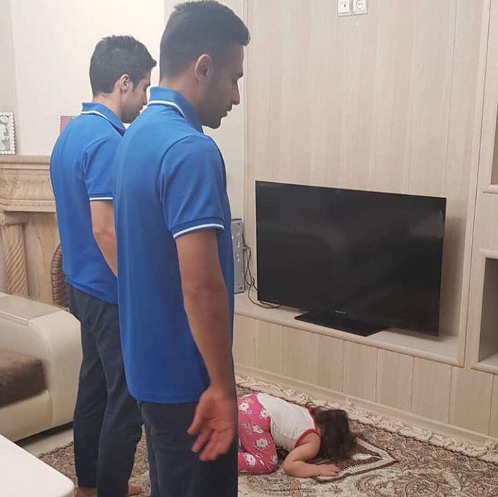 عکس/ صحنه ای متفاوت از باجناق های استقلالی