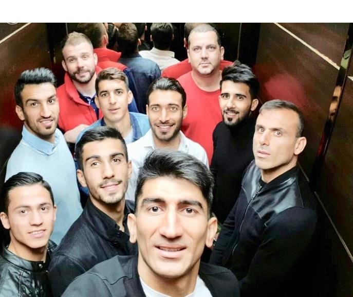 سلفی آسانسوری پرسپولیس پس از قهرمانی! + عکس