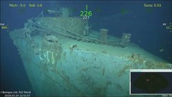کشف لاشه کشتی جنگ جهانی دوم بعد از ۷۵ سال