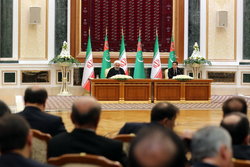 اظهارات رئیس جمهور در پایان مراسم امضای ۱۳ سند همکاری میان تهران – عشق آباد
